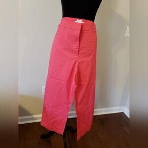 Pink Cropped Plus Pant By Talbot